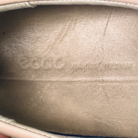 Ecco Soft 7 Shoes Womens EU 39/8-8.5 US Pink Leather Casual Comfort Sneakers - Picture 10 of 16